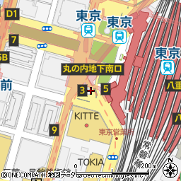 東京都千代田区丸の内周辺の地図