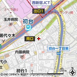 初台ガーデンヒルズ渋谷周辺の地図