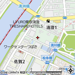 〒135-0024 東京都江東区清澄の地図