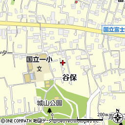 東京都国立市谷保5955-8周辺の地図