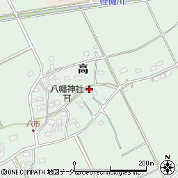千葉県匝瑳市高689周辺の地図