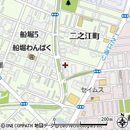 東京都江戸川区二之江町1410周辺の地図