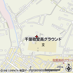 千葉県四街道市内黒田321周辺の地図