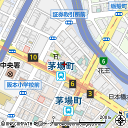 東京都中央区日本橋茅場町1丁目5周辺の地図