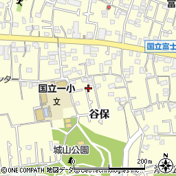 東京都国立市谷保5955-9周辺の地図