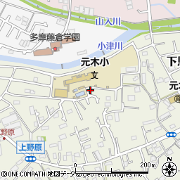 東京都八王子市下恩方町743周辺の地図