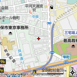 東京都千代田区平河町2丁目12周辺の地図