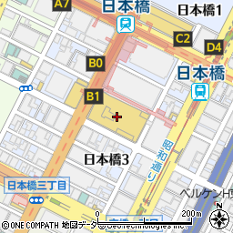 野田岩 日本橋高島屋特別食堂周辺の地図