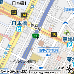 東京都中央区日本橋兜町11周辺の地図