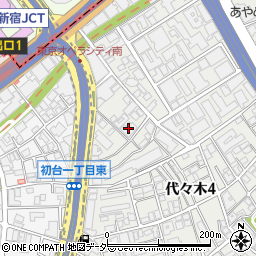 藤和シティホームズ代々木２周辺の地図