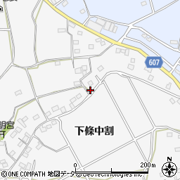 山梨県韮崎市大草町下條中割123-2周辺の地図