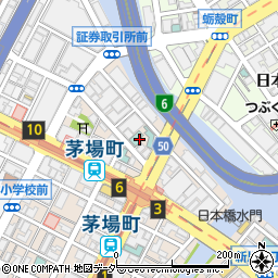 東京都中央区日本橋茅場町1丁目3周辺の地図