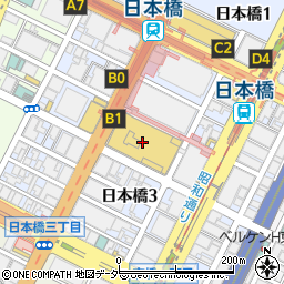三菱ＵＦＪ銀行日本橋高島屋 ＡＴＭ周辺の地図