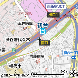 東京都渋谷区初台1丁目52周辺の地図