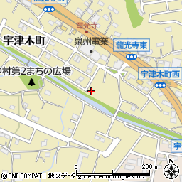東京都八王子市宇津木町周辺の地図