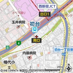 日乃屋カレー 初台店周辺の地図