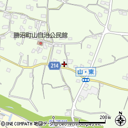 山梨県甲州市勝沼町山991周辺の地図