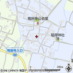 山梨県山梨市鴨居寺397周辺の地図