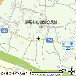 山梨県甲州市勝沼町山984周辺の地図