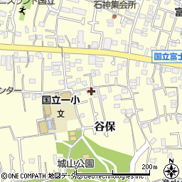 東京都国立市谷保5955周辺の地図