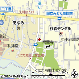 東京都国立市谷保6257-16周辺の地図