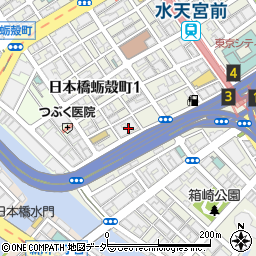 東京都中央区日本橋蛎殻町1丁目22周辺の地図