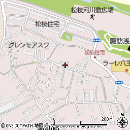 東京都八王子市諏訪町371周辺の地図