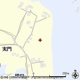 千葉県山武市実門周辺の地図