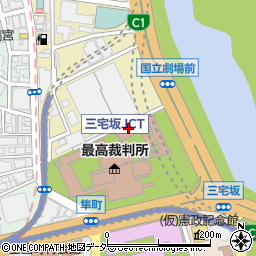 東京都千代田区隼町4周辺の地図