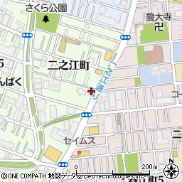 東京都江戸川区二之江町1405周辺の地図