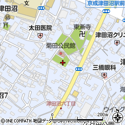 菊田公園周辺の地図