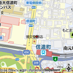 金剛堂信濃町店周辺の地図
