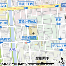 東京都江東区石島18周辺の地図