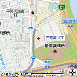 東京都千代田区隼町3-9周辺の地図