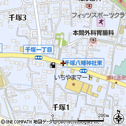 湯村ショッピングセンター周辺の地図
