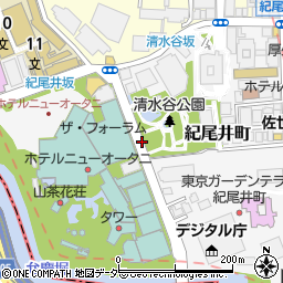 東京都千代田区紀尾井町2周辺の地図