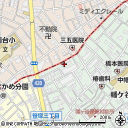 財団法人福島県学生寮周辺の地図