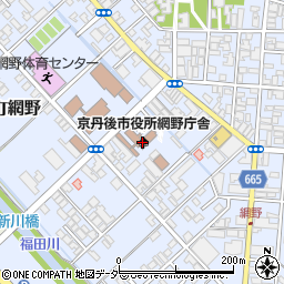 京丹後市網野市民局周辺の地図