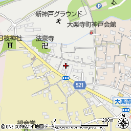東京都八王子市大楽寺町98周辺の地図