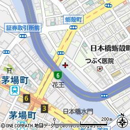 茅場橋周辺の地図