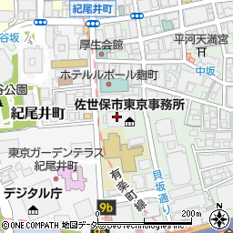 田原市　東京事務所周辺の地図