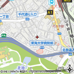 東京都渋谷区代々木1丁目17-8周辺の地図