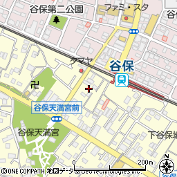 東京都国立市谷保5104周辺の地図