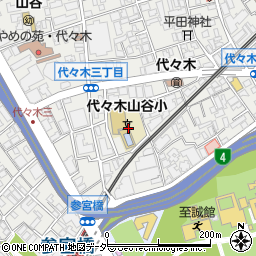 東京都渋谷区代々木3丁目47周辺の地図
