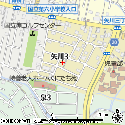 四家在家遺跡周辺の地図