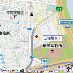 東京都千代田区隼町3-7周辺の地図