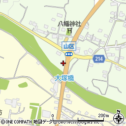 山梨県甲州市勝沼町山1141周辺の地図