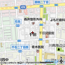 東京都江東区千田7周辺の地図