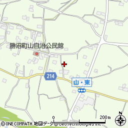 山梨県甲州市勝沼町山998周辺の地図