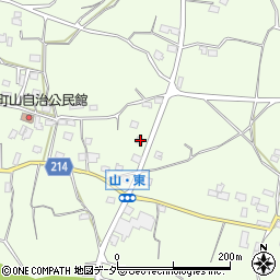 山梨県甲州市勝沼町山1112周辺の地図